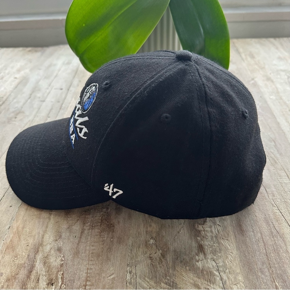 Dallas Mavericks 47 2024 NBA Finals Adjustable Hat Black OSFA Wool Blend NWOT - Picture 6 of 8